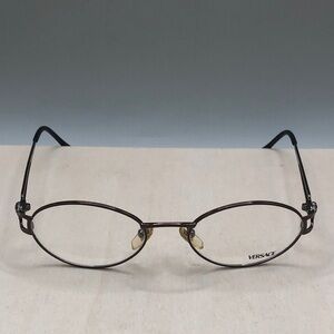 Versace vtg dead stock demo frames ONLY mod H68 51-19 oval-unisex glasses Italy